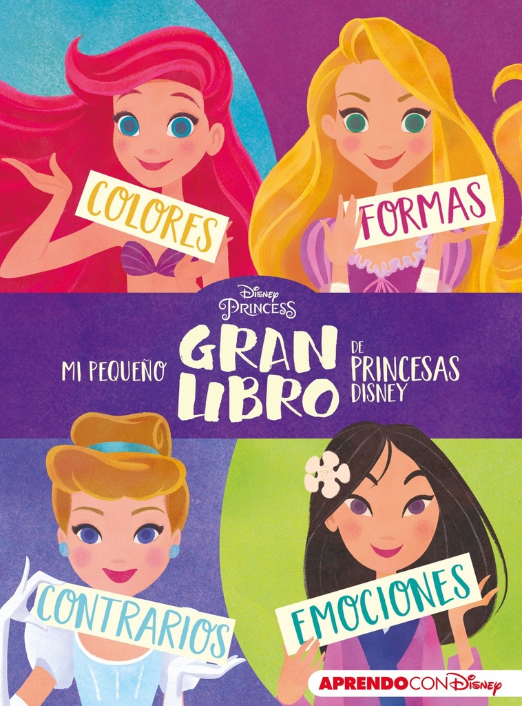 Mi pequeño GRAN libro de Princesas Disney (Aprendo con Disney)