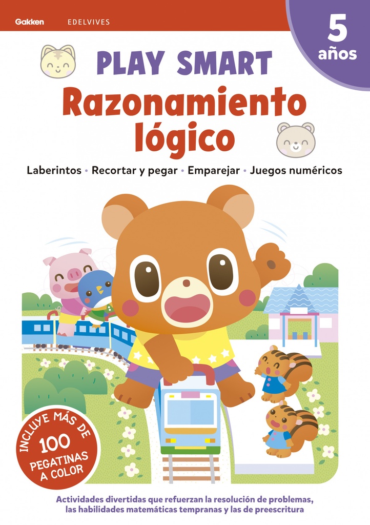 RAZONAMIENTO LOGICO 5AÑOS 21 PLAY SMART GAKKEN