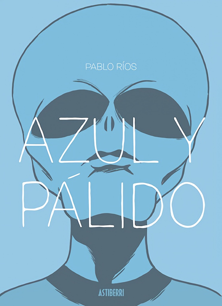 Azul y pálido