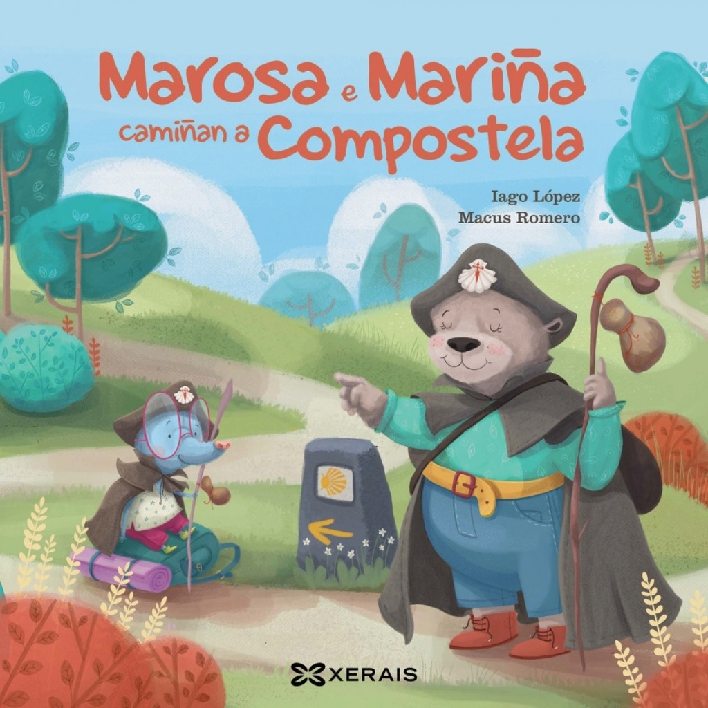 Marosa e Mariña camiñan a Compostela