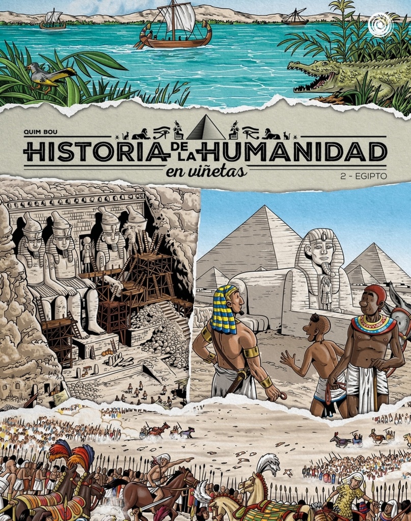 Historia de la humanidad en viñetas - 2. Egipto