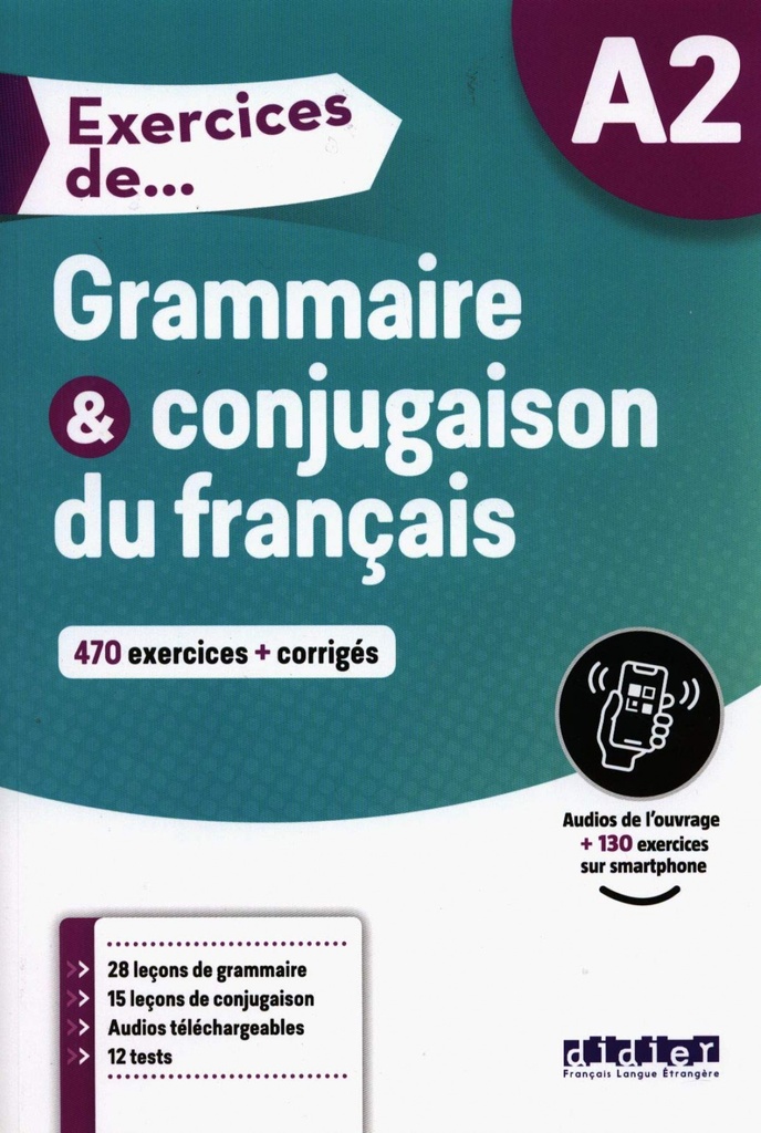 EXERCICES GRAMM ET CONJUG A2 LIVRE