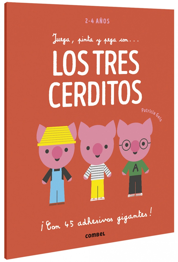 Juega, pinta y pega con... Los tres cerditos