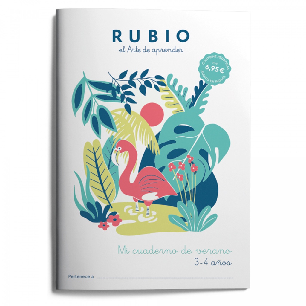 MI CUADERNO DE VERANO RUBIO 3-4 AÑOS