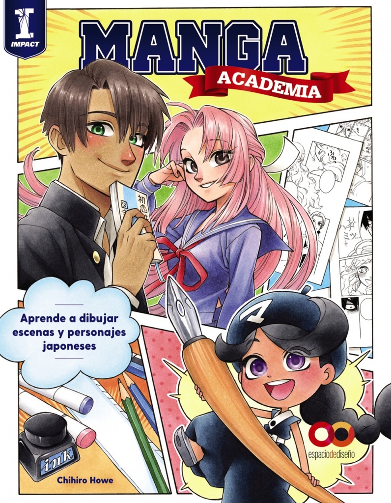 Academia manga. Aprende a dibujar escenas y personajes japoneses