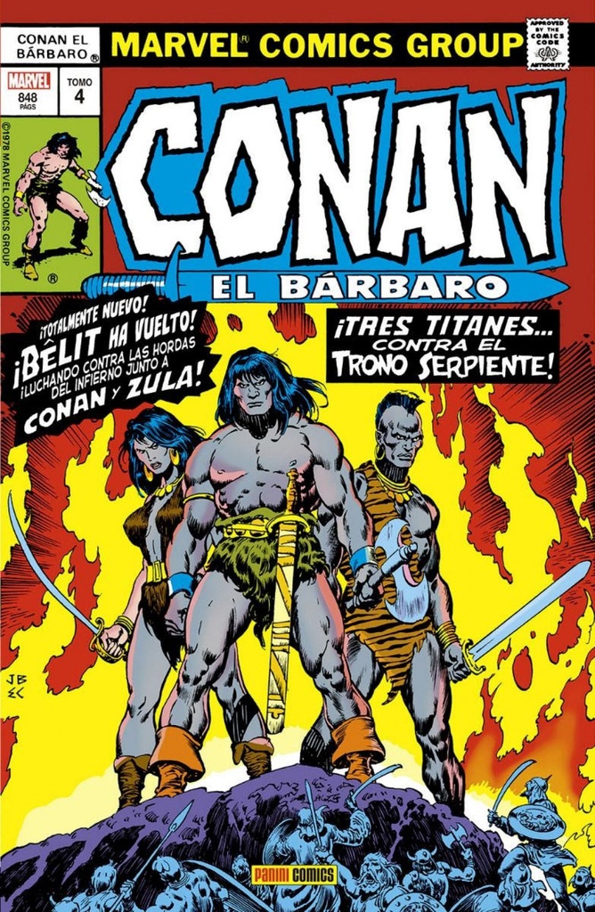 Marvel gold omnibus conan el bárbaro. la etapa marvel original 4