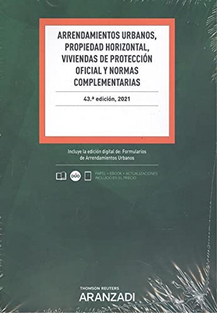 Arrendamientos urbanos, propiedad horizontal, viviendas de protección oficial y