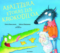 Afaltzera etorri zen krokodiloa