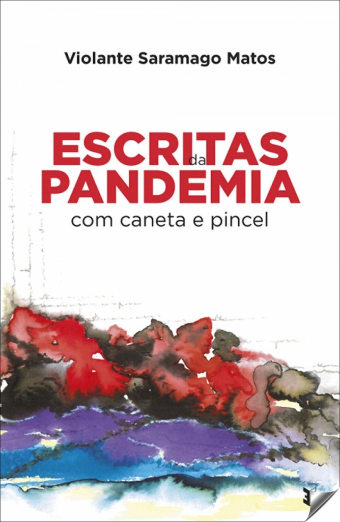 escritas da pandemia com caneta e pincel