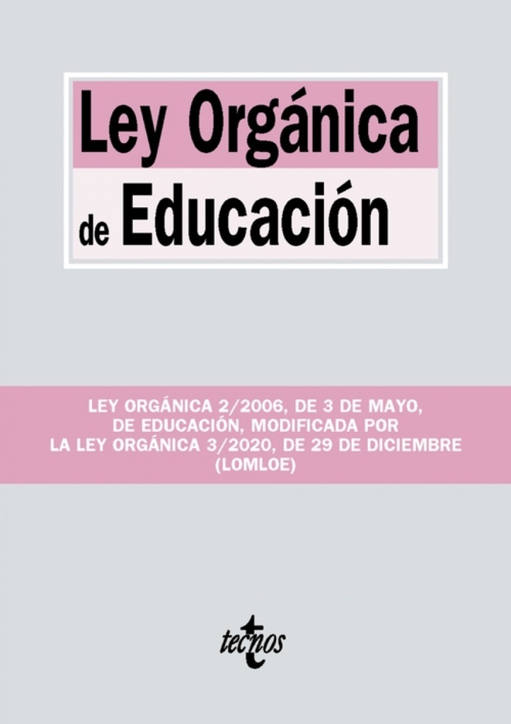 Ley Orgánica de Educación