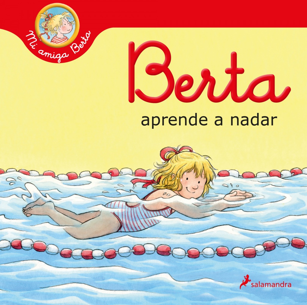 Berta aprende a nadar