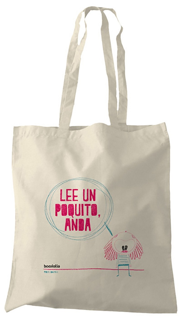 Bolsa ´Lee un poquito, anda´