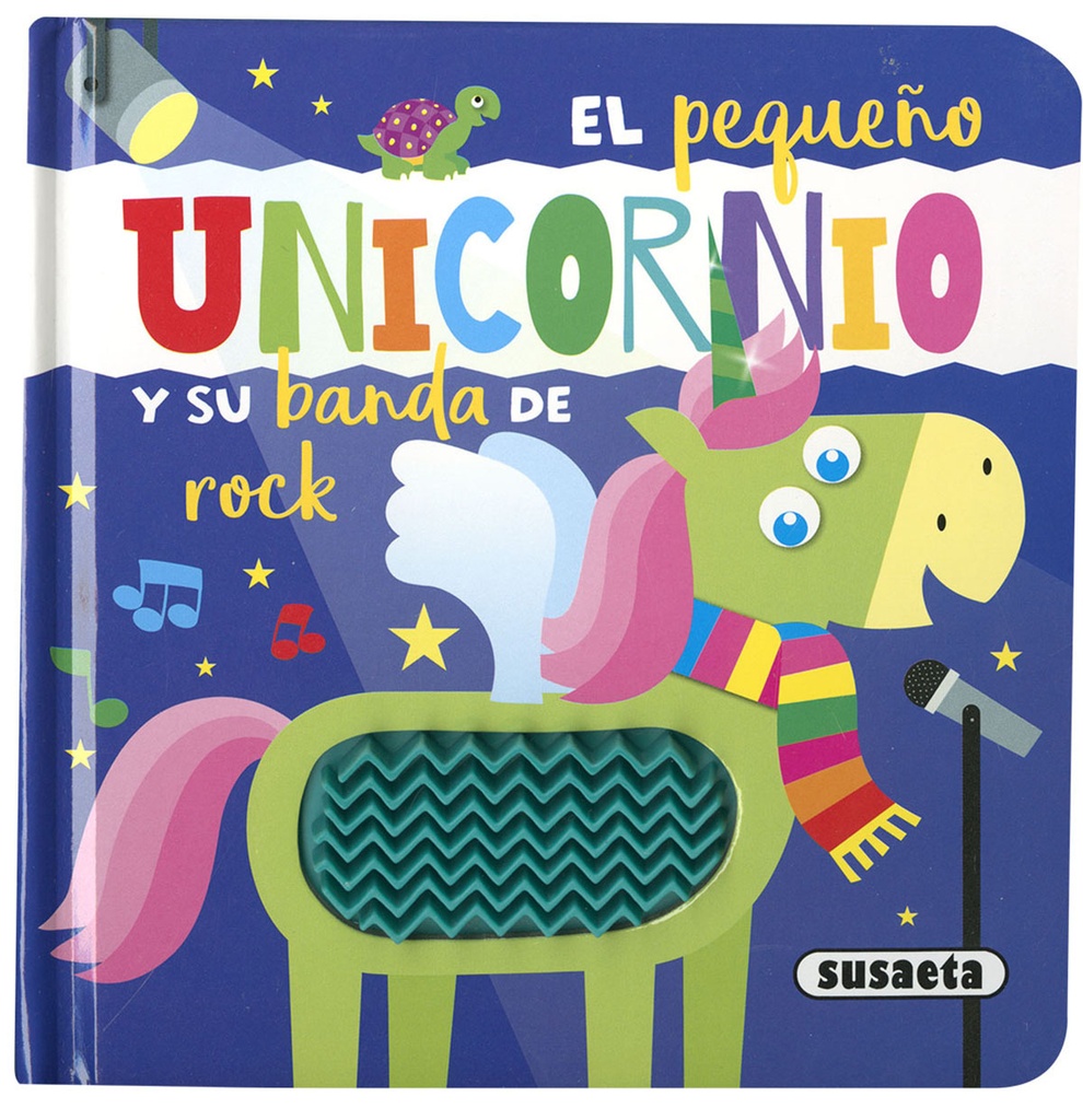 El pequeño unicornio y su banda de rock