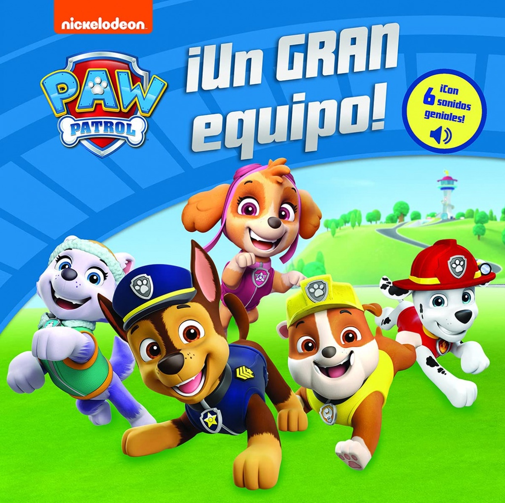 UN GRAN EQUIPO PATRULLA CANINA CON 6 SONIDOS GENIALES