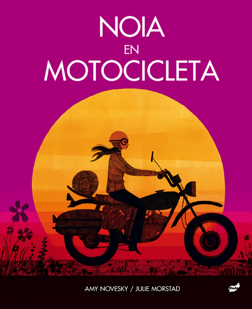 Noia en motocicleta