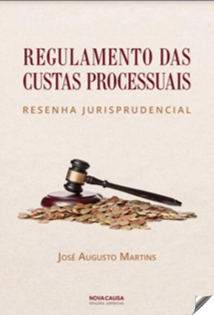 REGULAMENTO DAS CUSTAS PROCESSUAIS