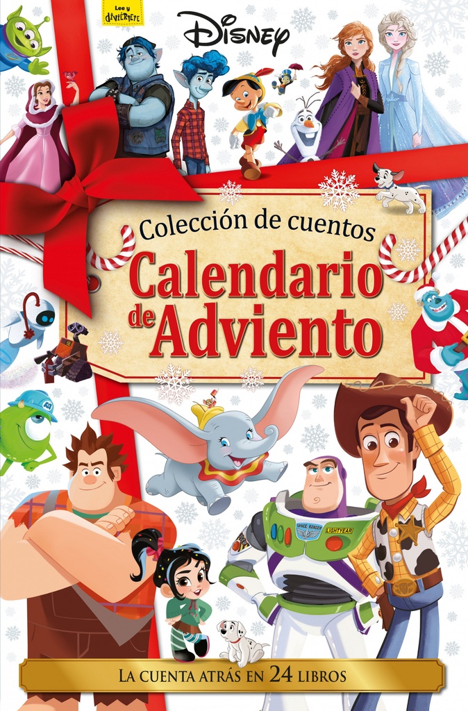 Disney. Calendario de Adviento. La cuenta atrás en 24 libros