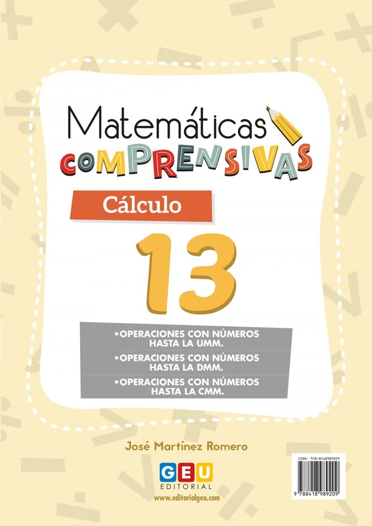 MATEMATICAS COMPRENSIVAS CALCULO 13 (2021)