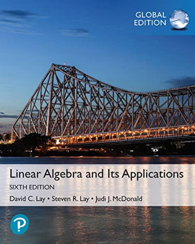 Linear algebra its applications, global edition