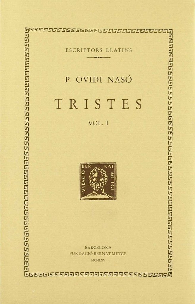 Tristes, vol. I: llibres I-II