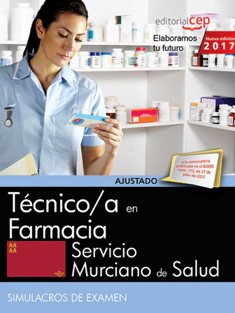 Técnico/a en Farmacia. Servicio Murciano de Salud. Simulacros de examen