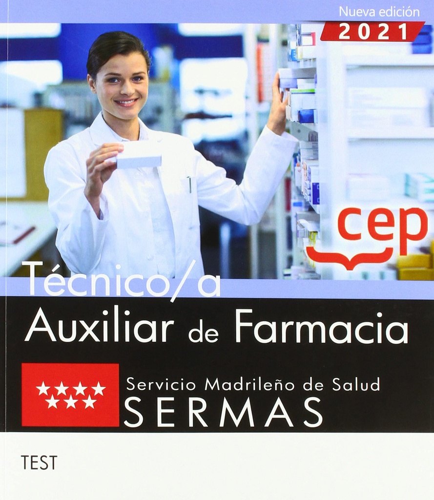 TECNICO/A AUXILIAR DE FARMACIA SERVICIO MADRILEÑO TEST