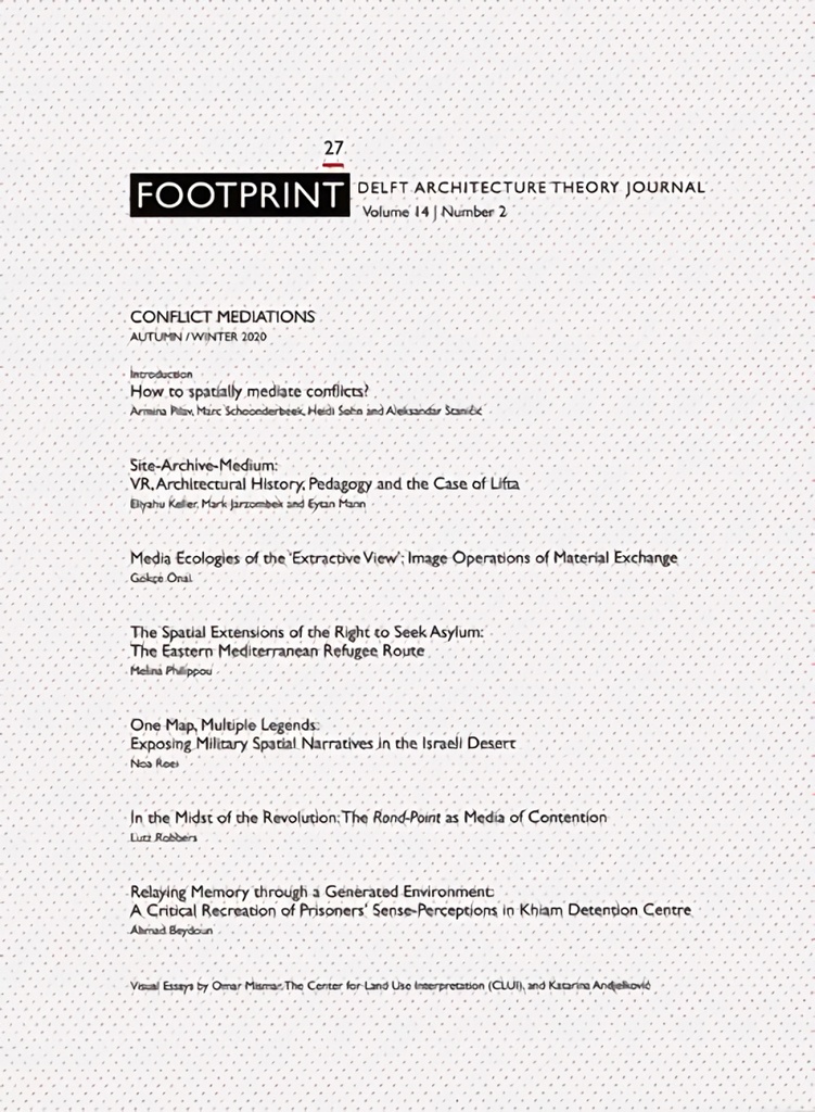 FOOTPRINT 27:CONFLICT MEDIATIONS