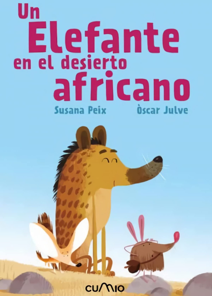 UN ELEFANTE EN EL DESIERTO AFRICANO