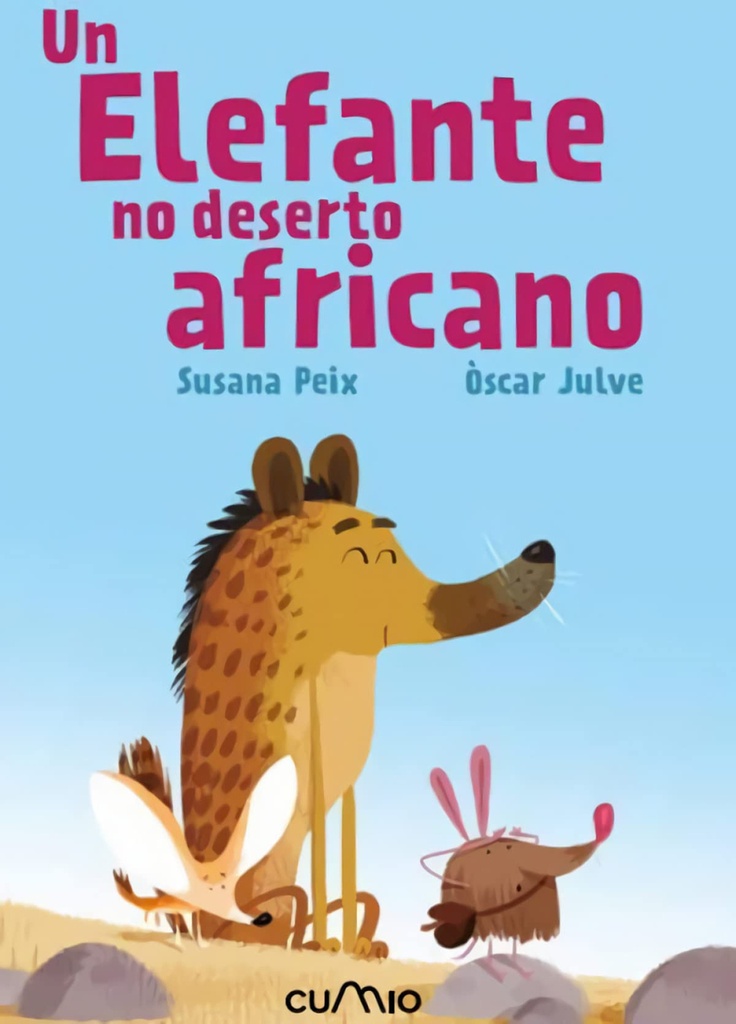 UN ELEFANTE NO DESERTO AFRICANO