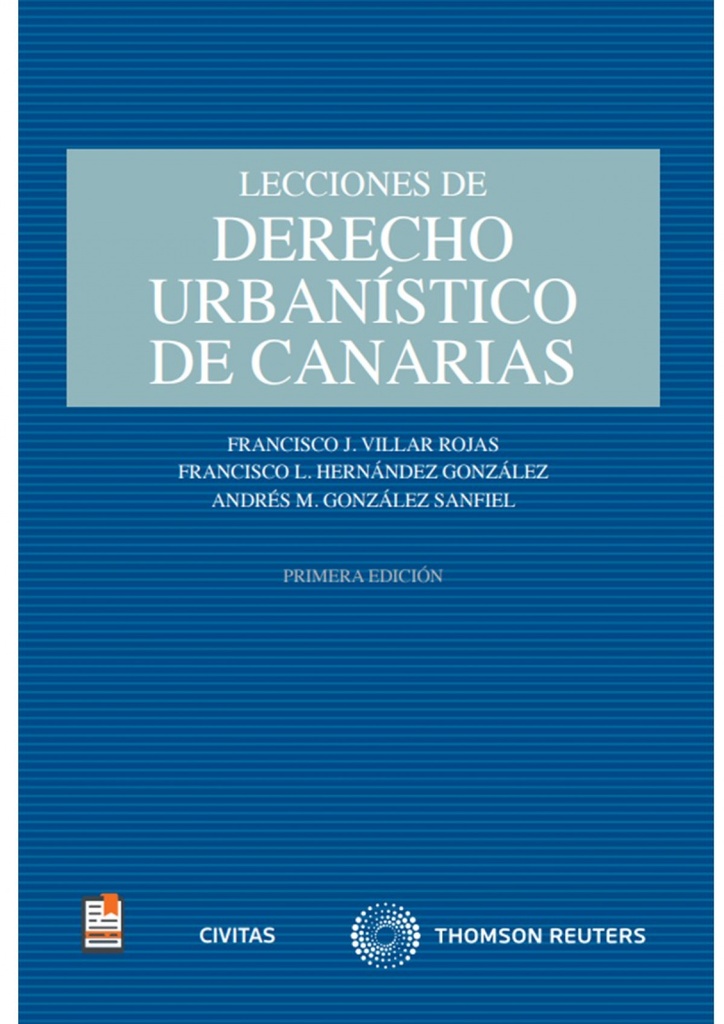 Lecciones de Derecho Urbanístico de Canarias (Papel + e-book)