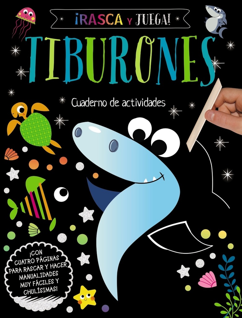 ¡Rasca y juega! Tiburones