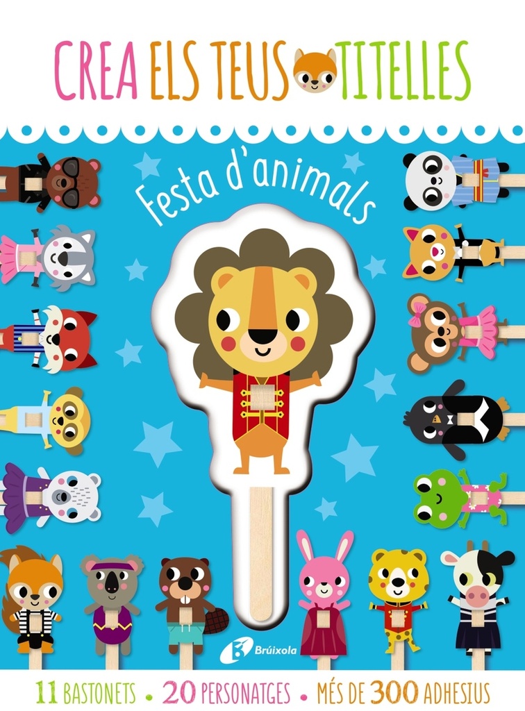 Crea els teus titelles. Festa d´animals