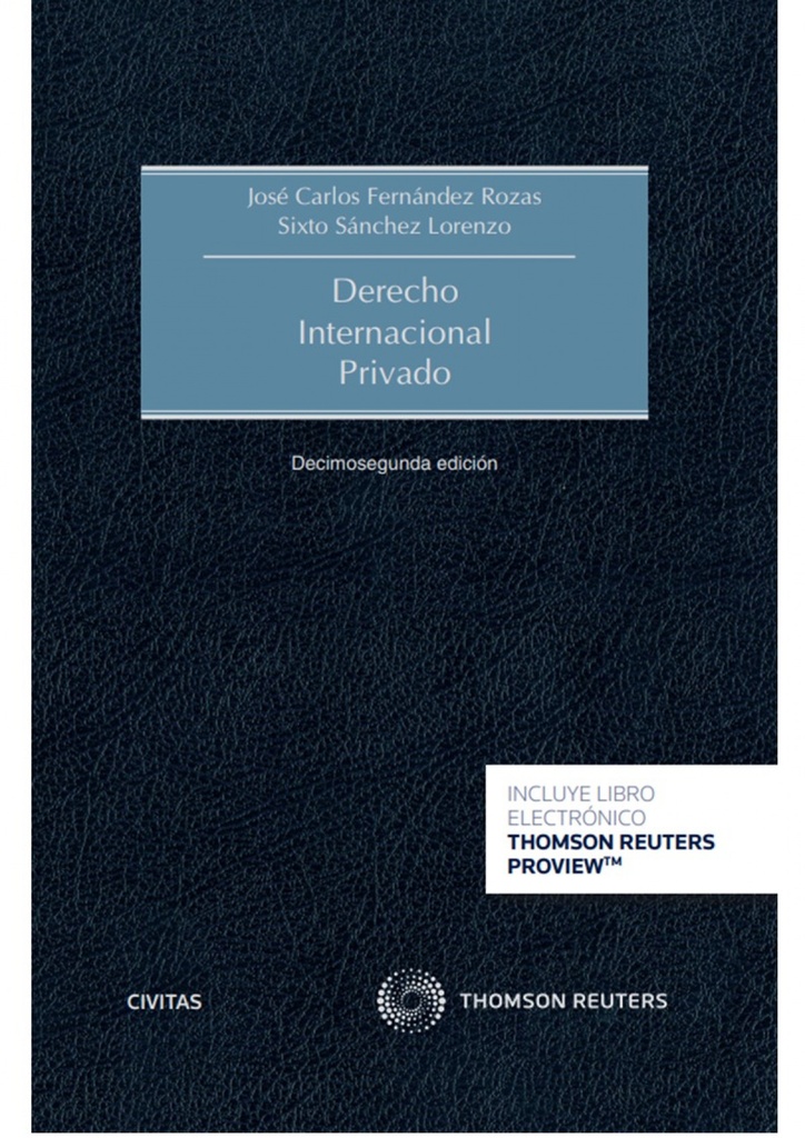 Derecho internacional privado (Papel + e-book)