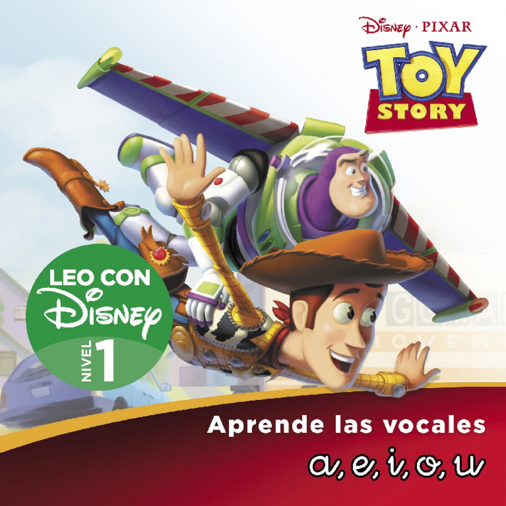 Toy Story 1. Leo con Disney nivel 1: a, e, i, o, u