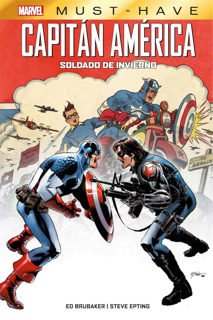 Reedición marvel must have capitán américa. soldado de invierno