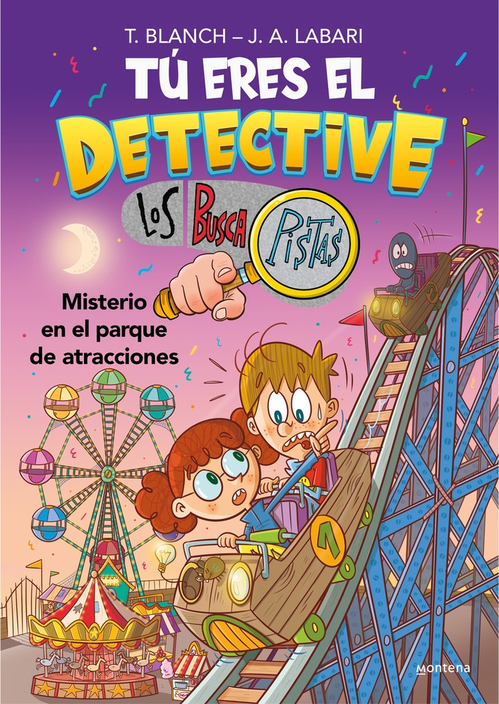 Tú eres el detective con Los Buscapistas 4 - Misterio en el parque de atracciones