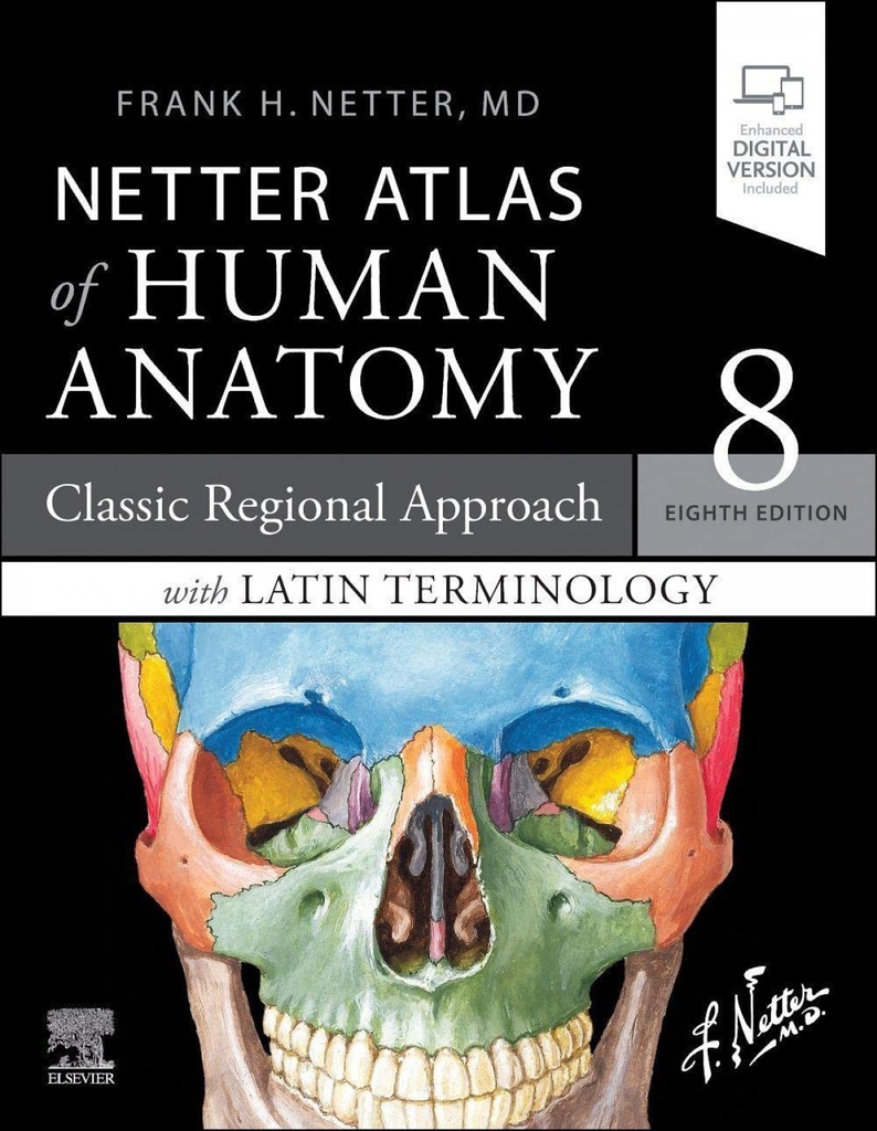 NETTER ATLAS HUMAN ANATOMY:REGIONAL APPROACH LATIN TERMIN.