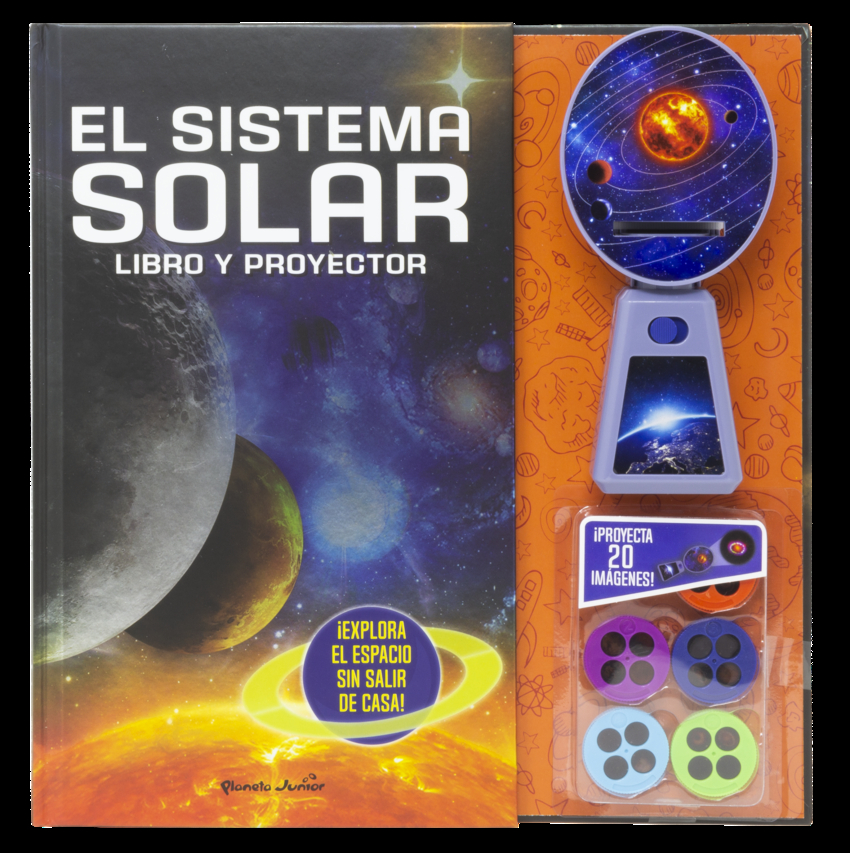 El sistema solar. Libro y proyector