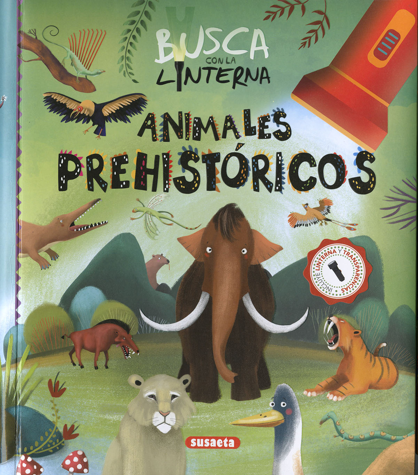 Busca con la linterna animales prehistóricos