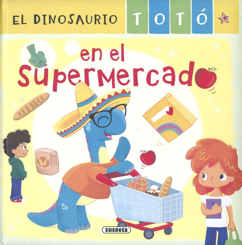 El dinosaurio Totó en el supermercado