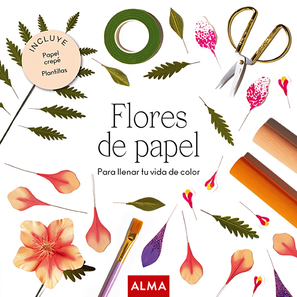 Flores de papel (Col. Hobbies)