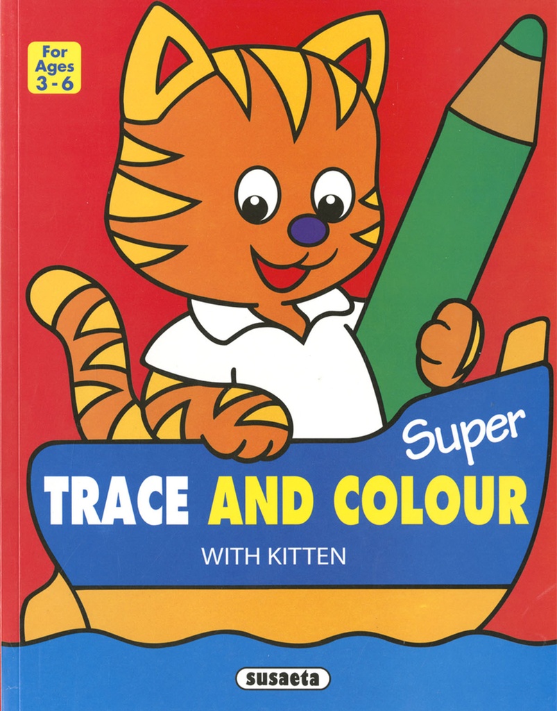 Super trace and colour with kitten