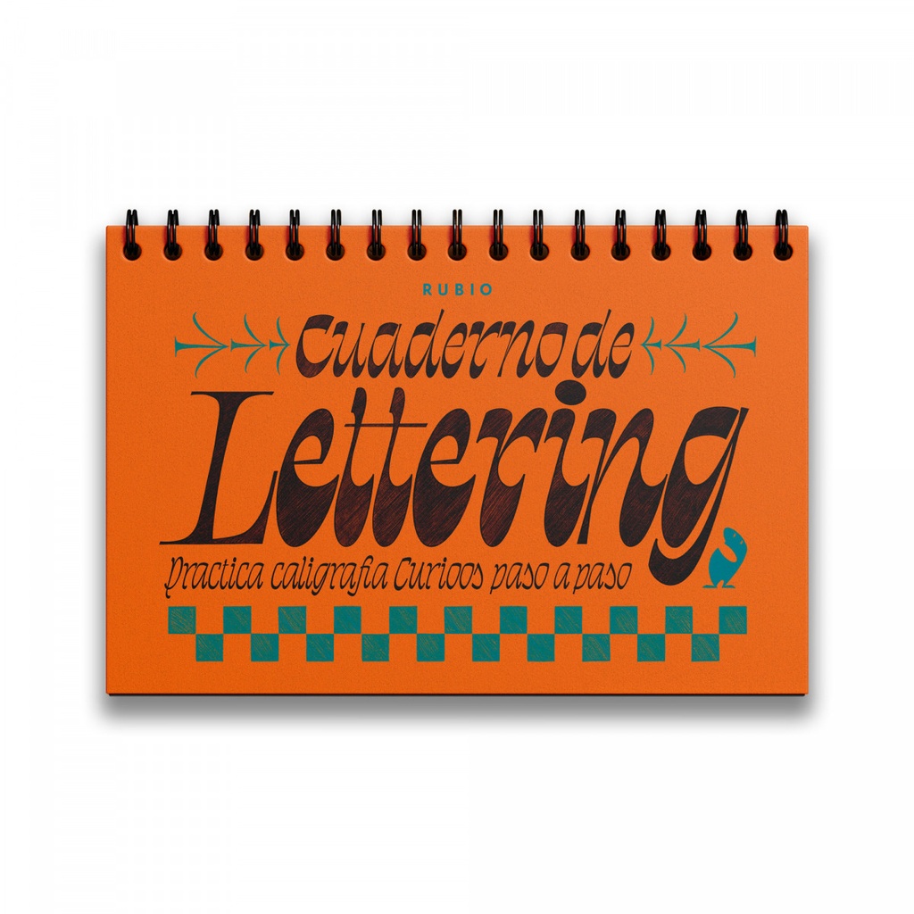 Cuaderno de lettering. Practica caligrafía Curioos paso a paso