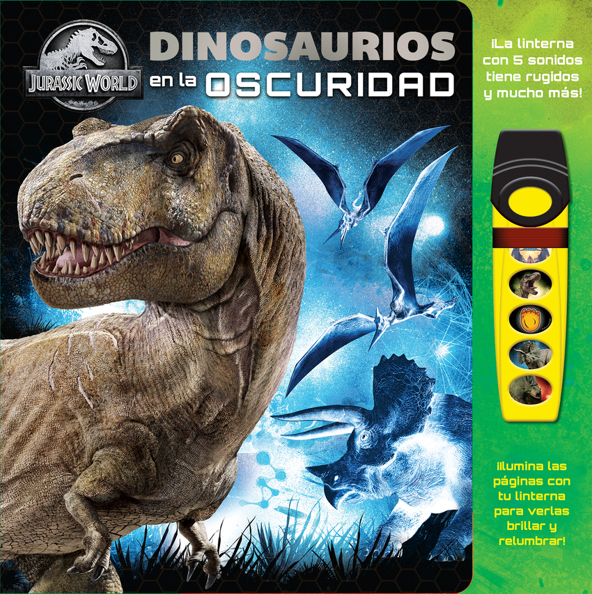 DINOSAURIOS EN LA OSCURIDAD. JURASSIC WORLD GLOW FAB