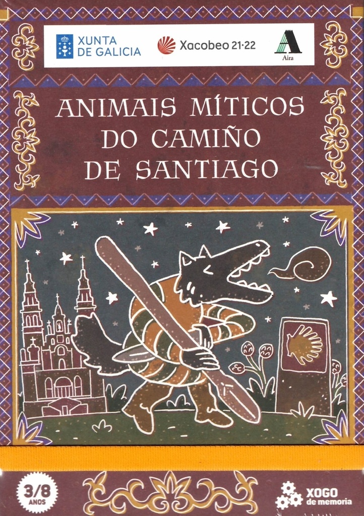 (g).animais miticos camiño santiago.(xogo memoria)/3-8 anos