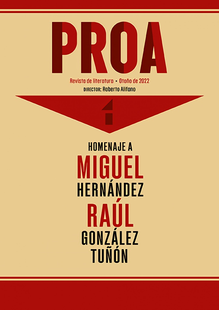 Proa. Revista de literatura. 1