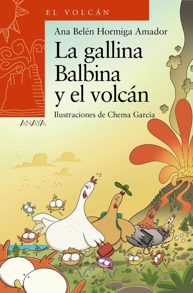 La gallina Balbina y el volcán