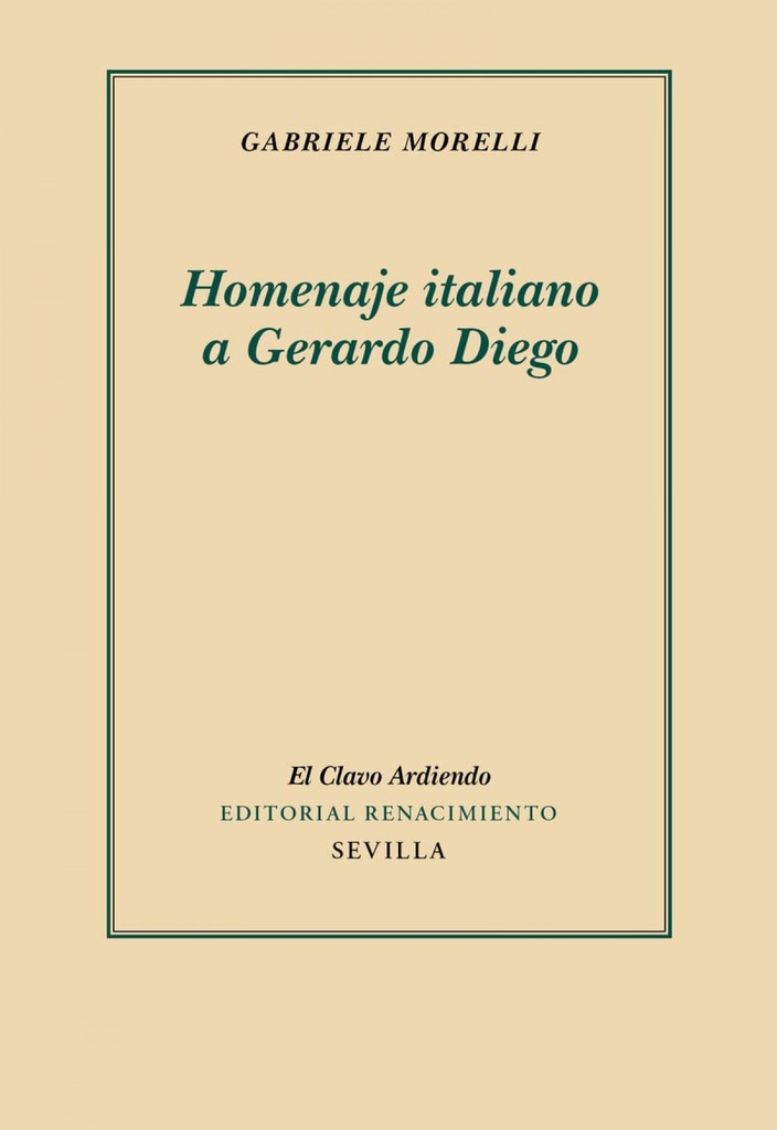 Homenaje italiano a Gerardo Diego