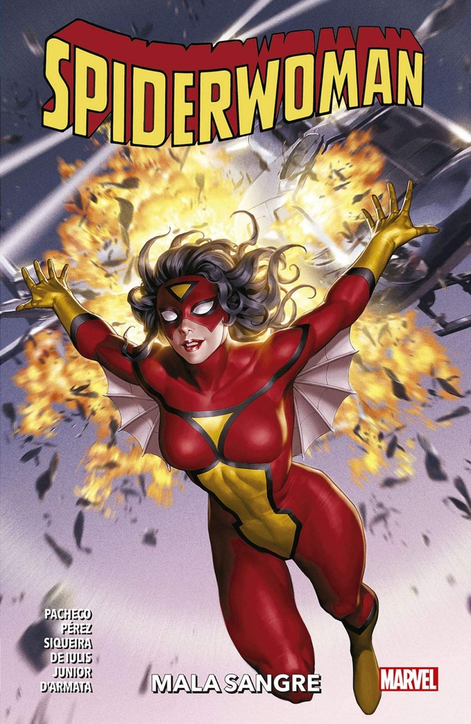 100% Marvel coediciones spiderwoman. mala sangre