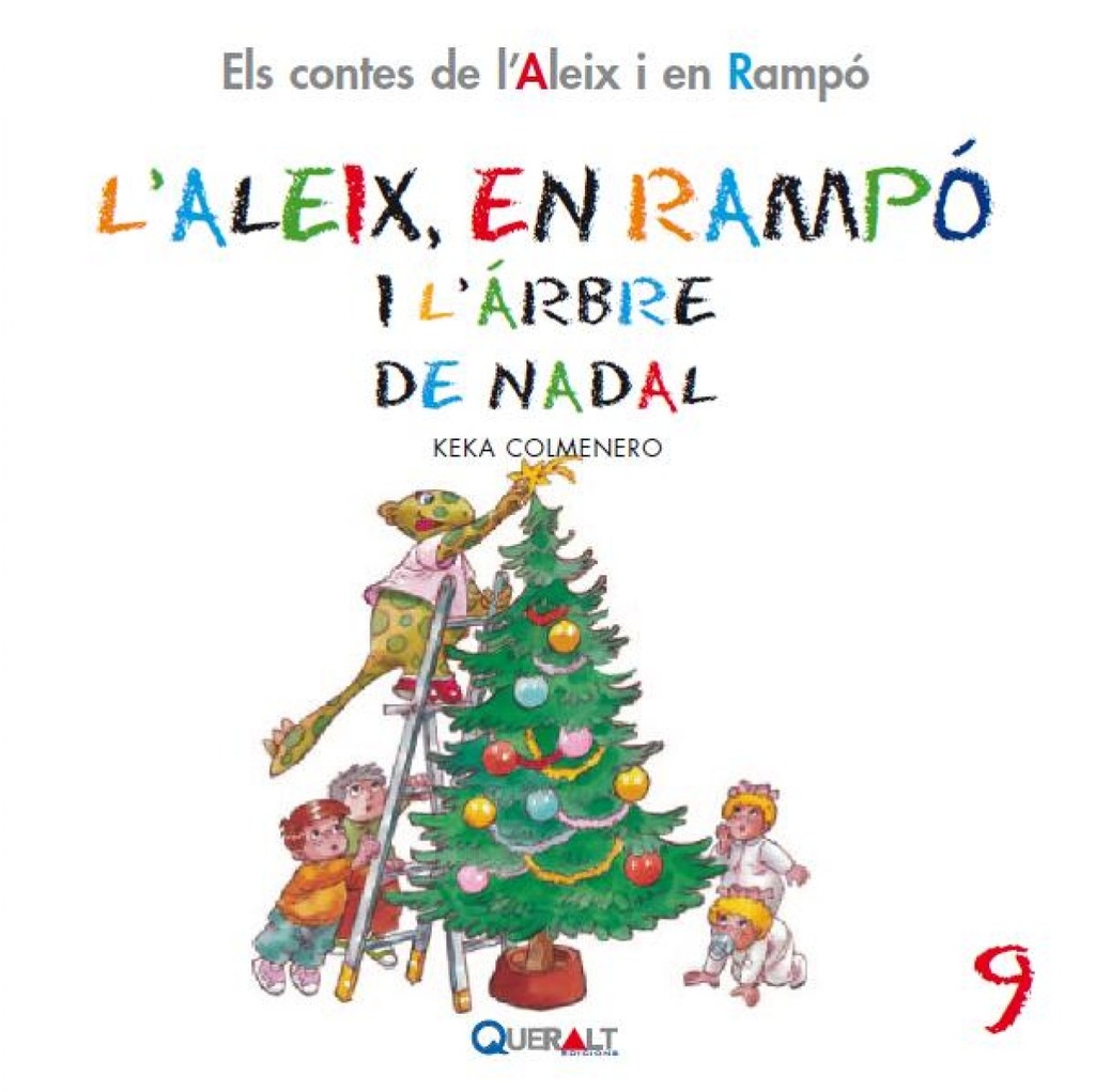 L´aleix i en rampo i l´arbre de nadal